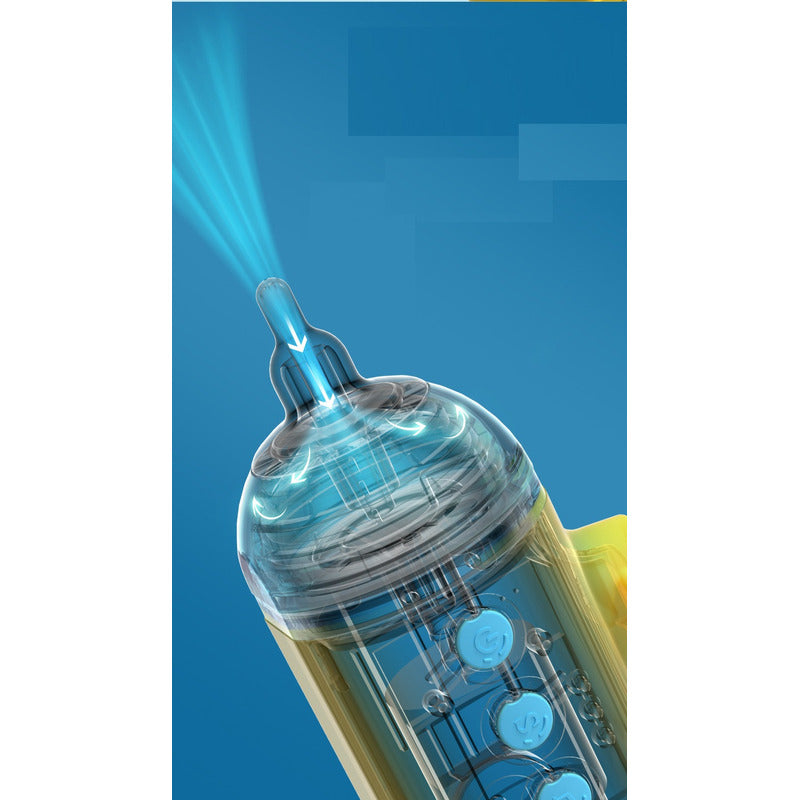 Aspirador Nasal Saca Mocos De Bebe Submarino Con 3 Boquillas Submarino Amarillo