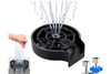Grifos de agua de salida de 3 EN 1, Lava Copas Automático Para Bachas De Cocina, Boquilla Repuesto Llave Monomando Extraíble, Fregadero de la cocina Grifo estante