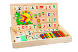 Juego Educativo Ábaco Montessori de Matemáticas de Madera