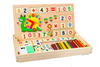 juegos de mesa de aprendizaje de matemáticas, Juego De Bloques Magneticos, Rompecabezas de madera, Juguete Didáctico Abaco Montessori De Matemáticas De Madera
