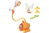 Tina De Baño Plegable Portatil Con Cojín Para Bebés, Juguetes De Baño Pistas De Bolas de Agua, submarinio regadera de ducha,Cangrejo de burbujas.