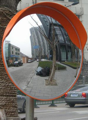 Espejo Panorámico Convexo Interior - Exterior 60cm Importada