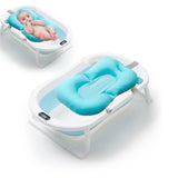 Tina de Baño Plegable Portátil con Cojín para Bebés