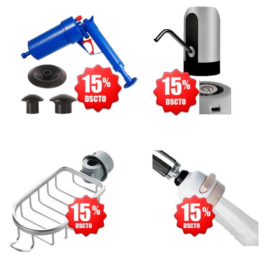 Pistola Sopapo Para Destapar Cañeria, dispensador de agua eléctrico automático, Estante de almacenamiento colgante, Grifo Giratorio