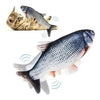 Pescado Juguete Tela Mascotas Con Movimiento Usb Para Gatos
