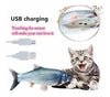 Pescado Juguete Tela Mascotas Con Movimiento Usb Para Gatos
