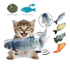 Pescado Juguete Tela Mascotas Con Movimiento Usb Para Gatos
