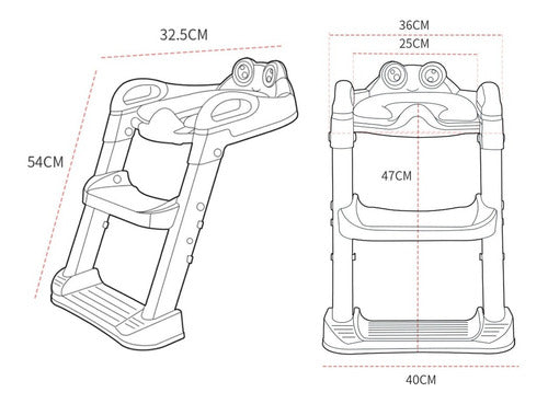 Adaptador Wc Escalera Asiento De Baño Para Niños Importada – Comercial  Vendito