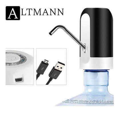 Bomba Dispensador Agua Electronico Recargable Usb Botellon