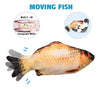 Pescado Juguete Tela Mascotas Con Movimiento Usb Para Gatos