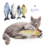 Pescado Juguete Tela Mascotas Con Movimiento Usb Para Gatos