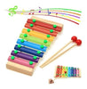 Xilofono De Madera 8 Notas Musical Juguete Niños Importado